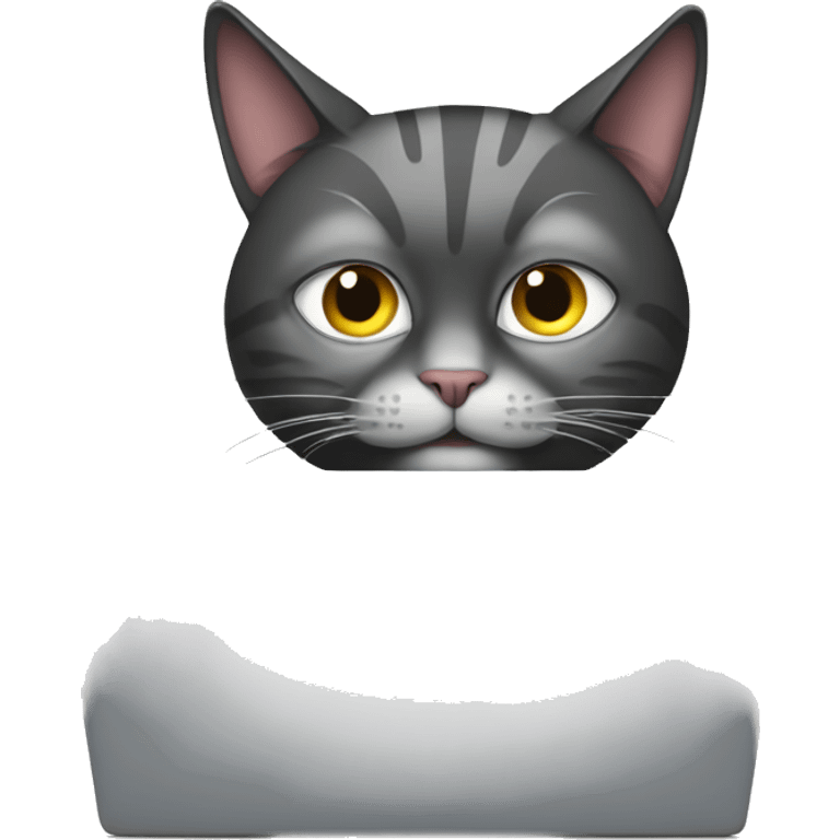 cat working with computer emoji