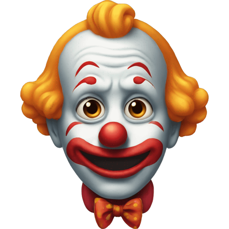 Clown is sad emoji