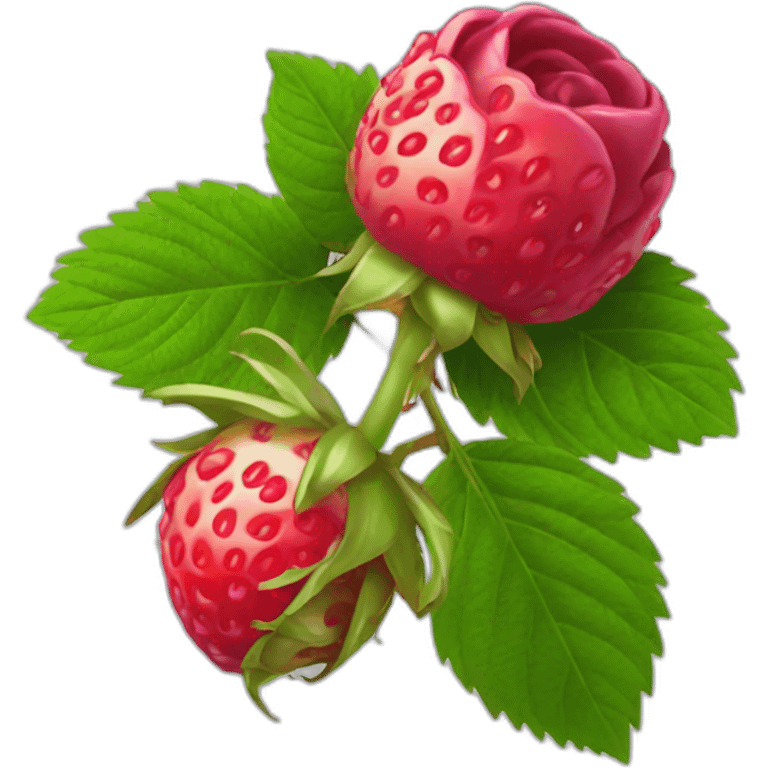 framboise fruit rose emoji