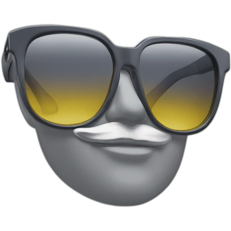 Ferragamo man sunglasses emoji