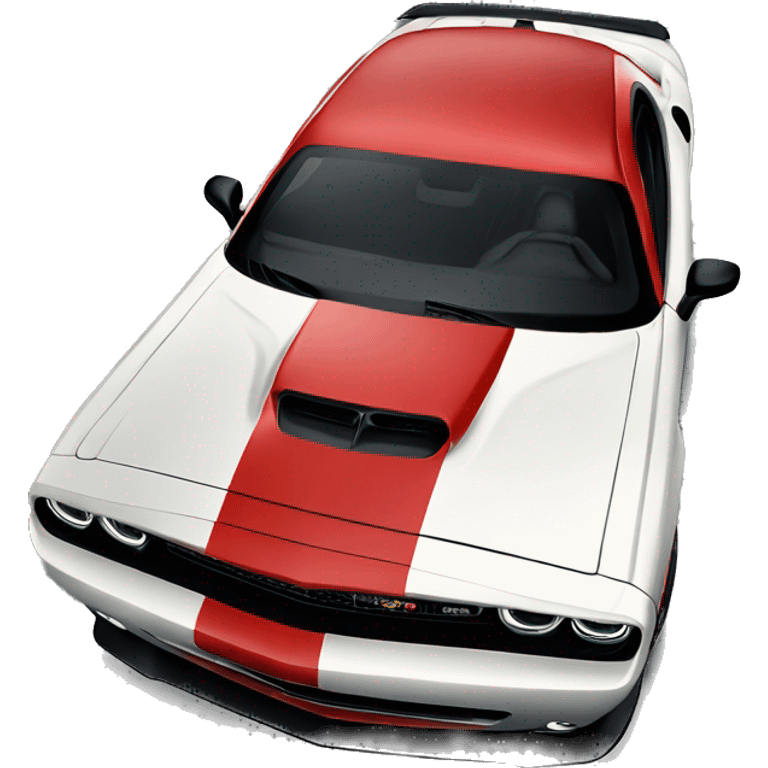 Dodge Challenger Hellcat Love emoji