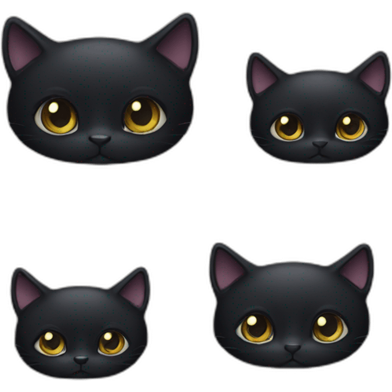 Black cat emoji