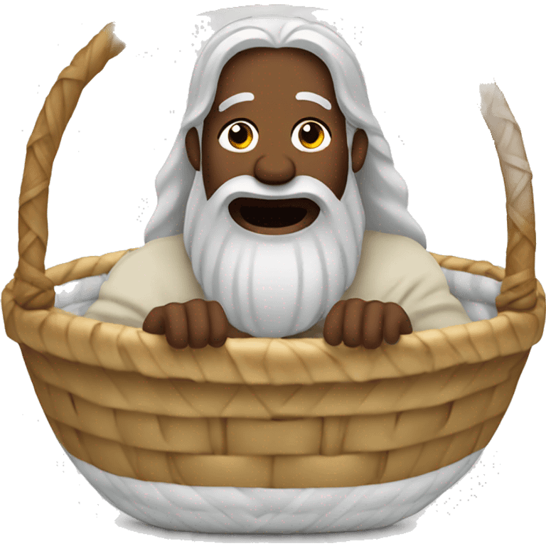 moses in basket emoji