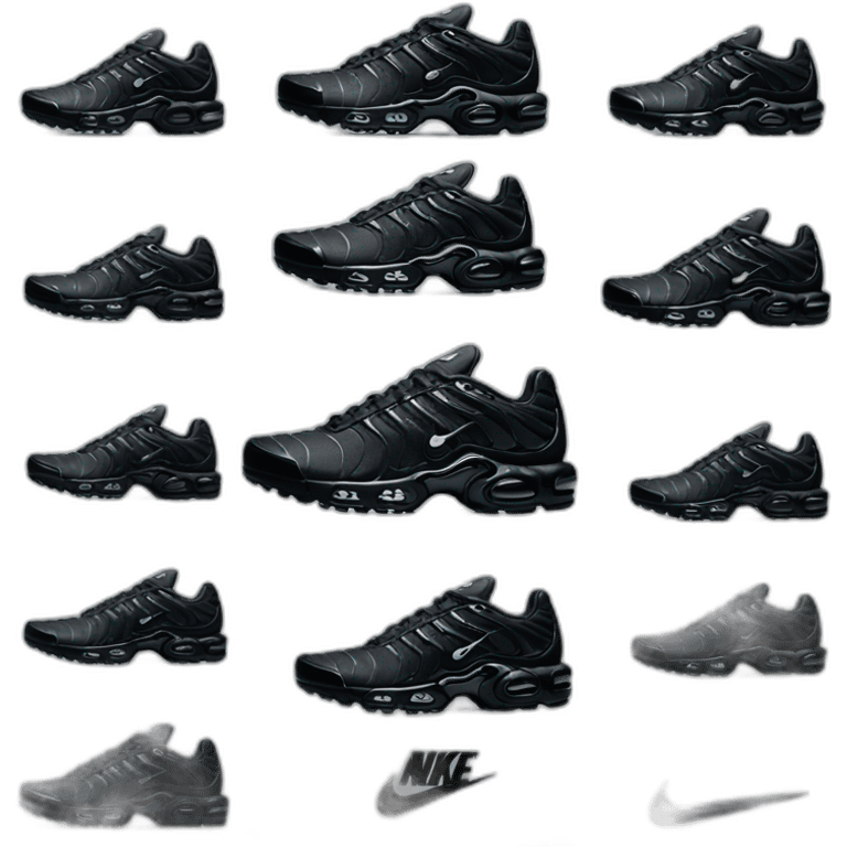 Nike tn black emoji