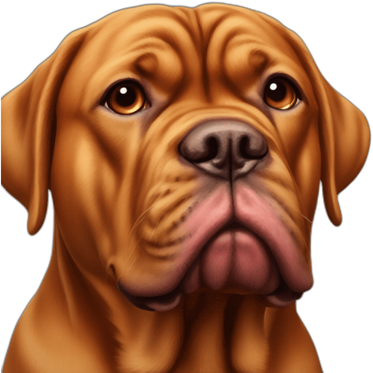 Dogue de bordeaux emoji