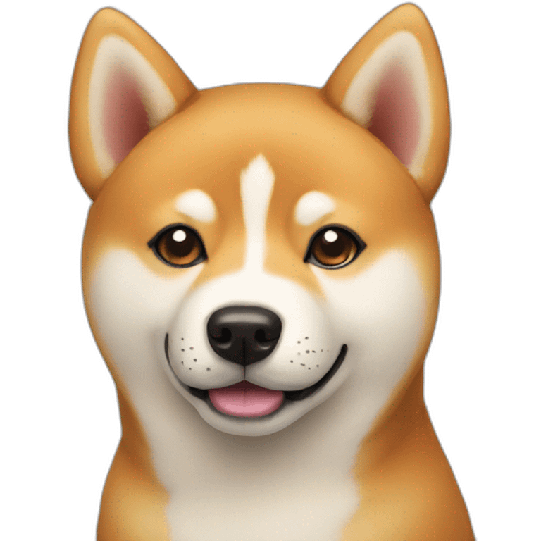 cute shiba inu head emoji