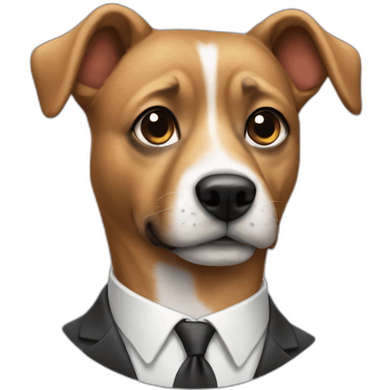 dog-in-a-suit emoji