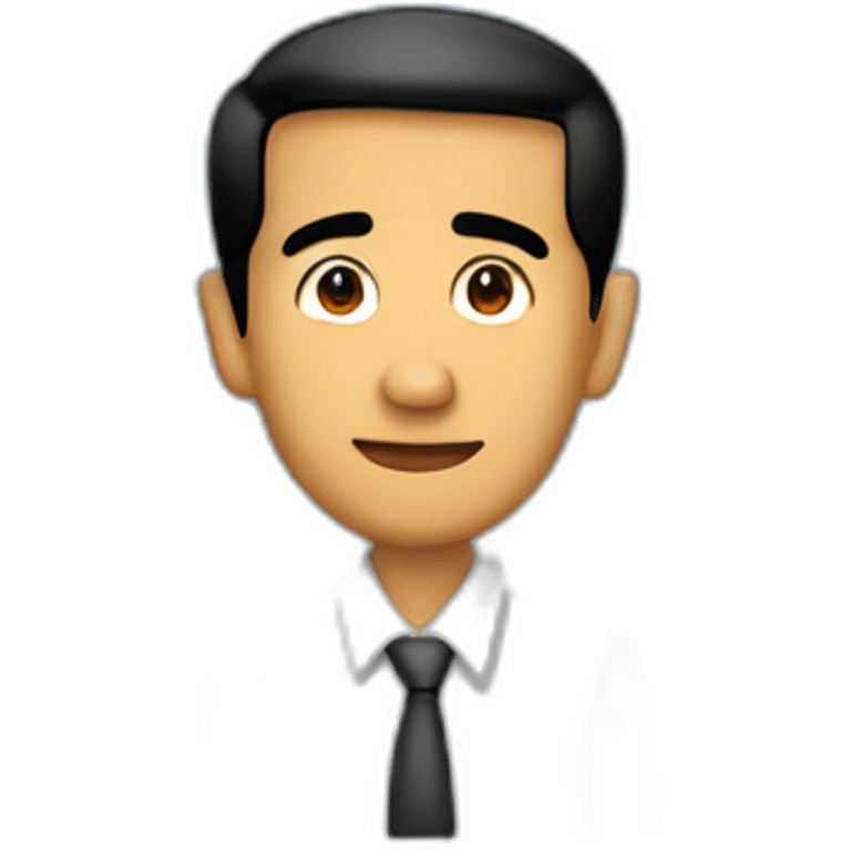 Jokowi Peeking through the window emoji