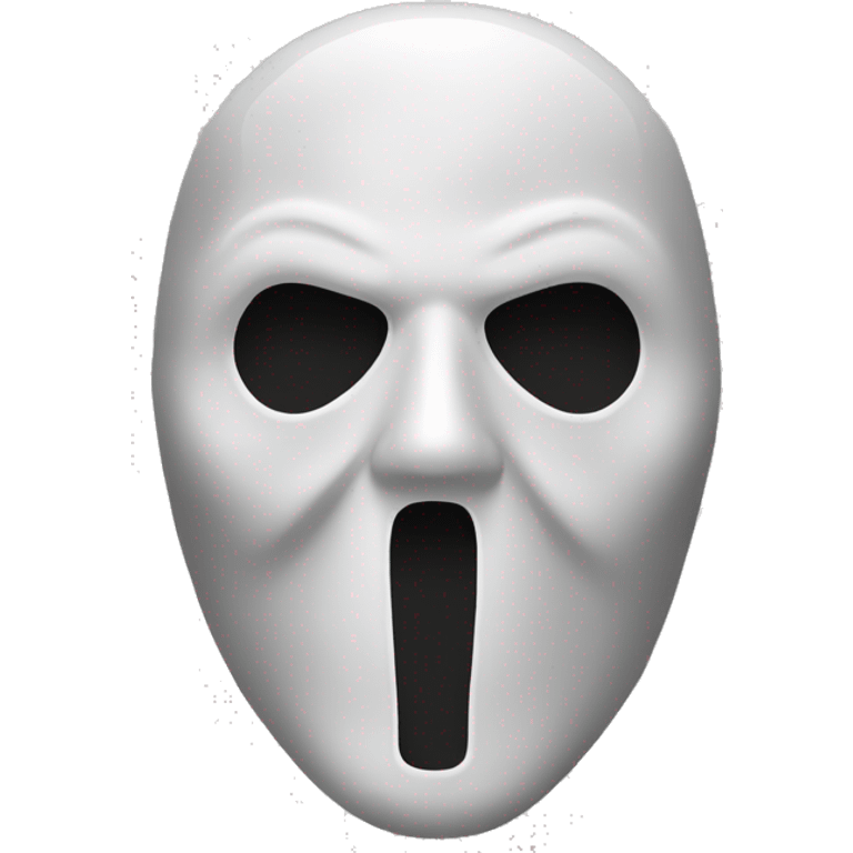 The ghostface mask emoji