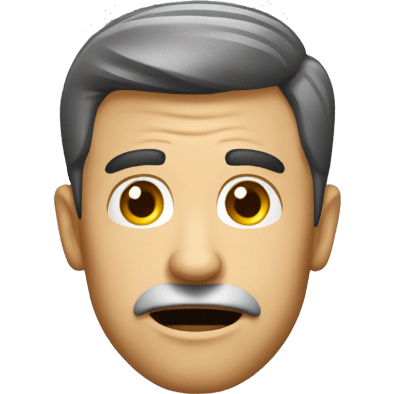 German man have a surprised  emoji