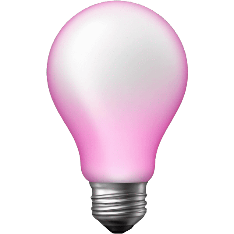 pink lightbulb emoji