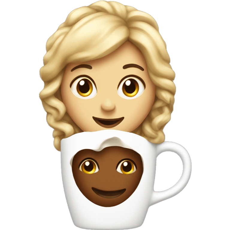 Coquette coffee emoji