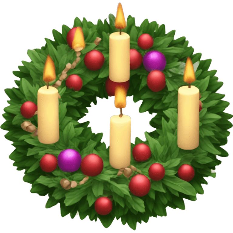 Advent wreath  emoji