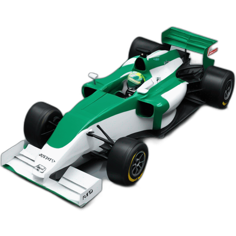 Aston Martin green formula 1 car emoji