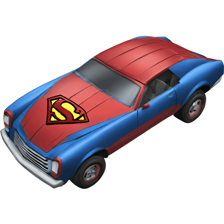 Carro de superman emoji