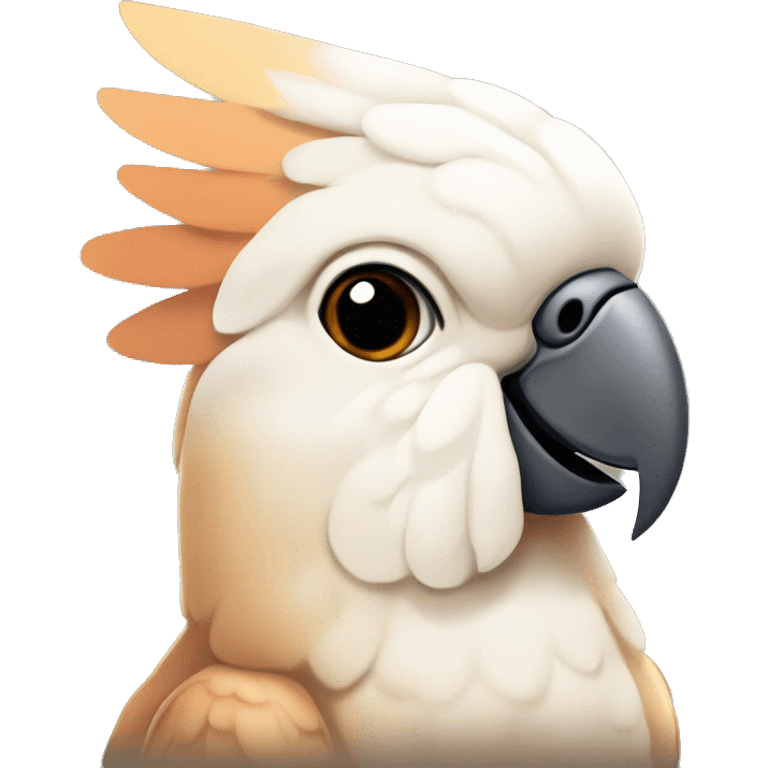 Toffee/copper coloured Cockatoo  emoji