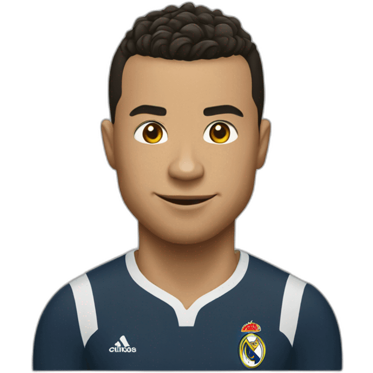 Ronaldo sur un ane emoji