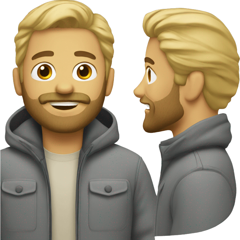 blonde guy with beard emoji