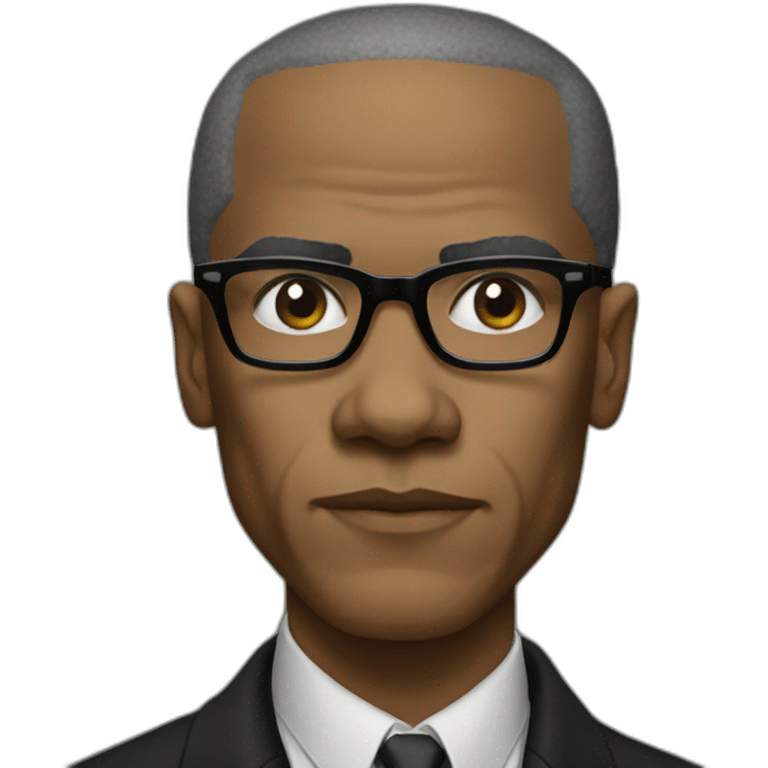 Malcolm x emoji