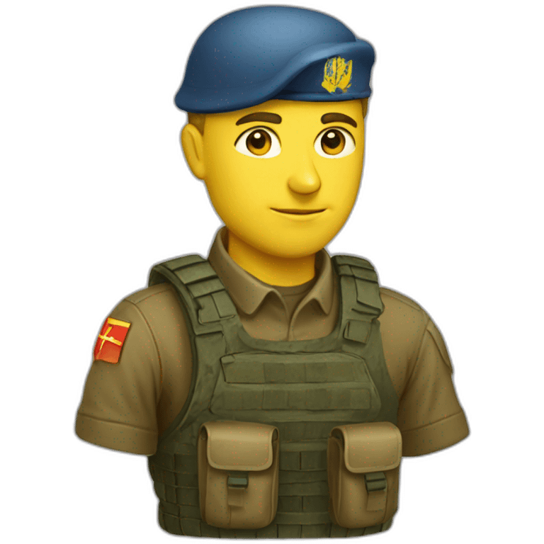 ukraine's soilder emoji