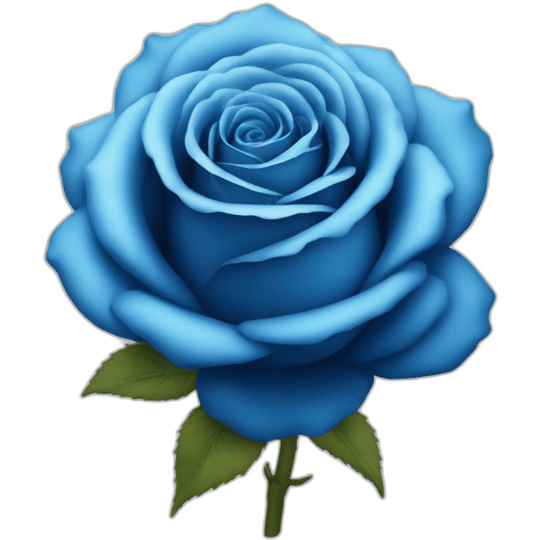 rose blue emoji