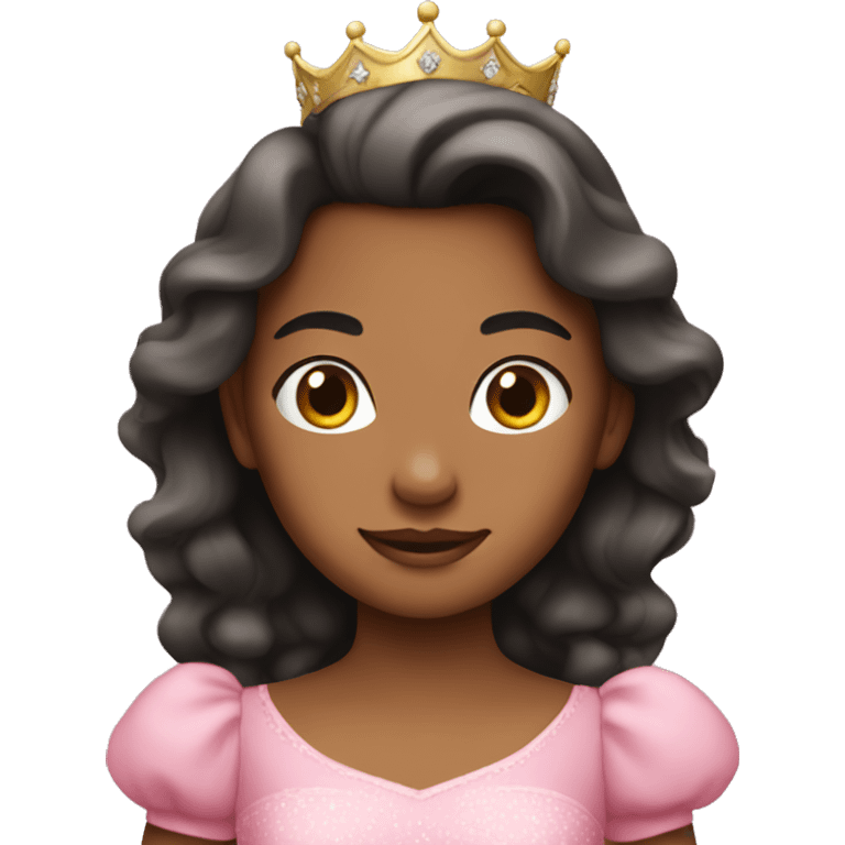 princess in pink dress emoji