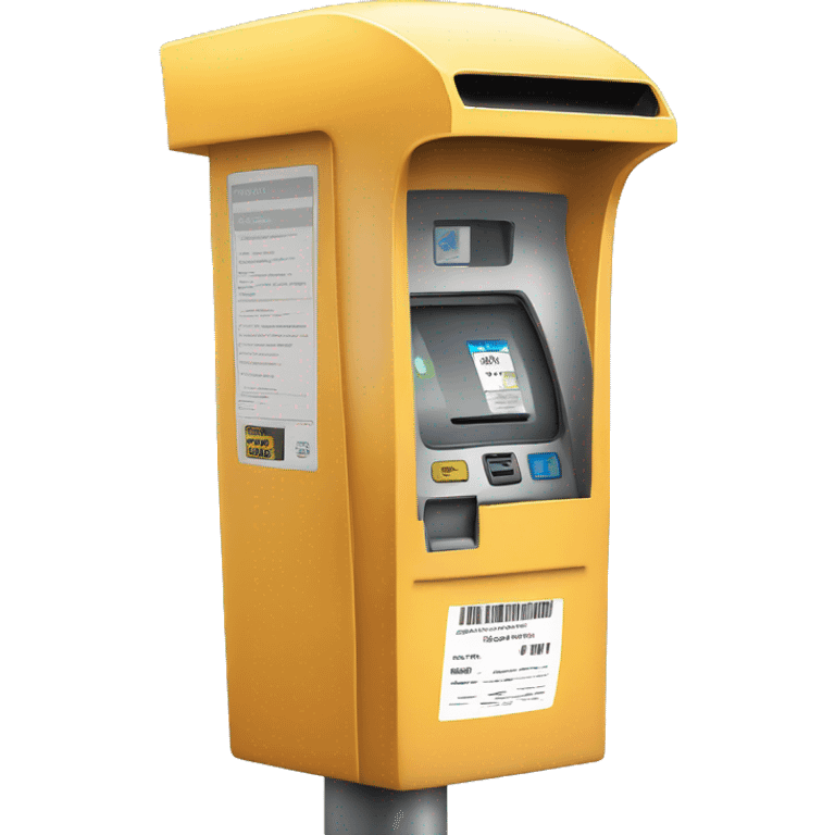 Parking ticket machine emoji