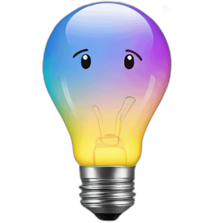 lightbulb with stars emoji