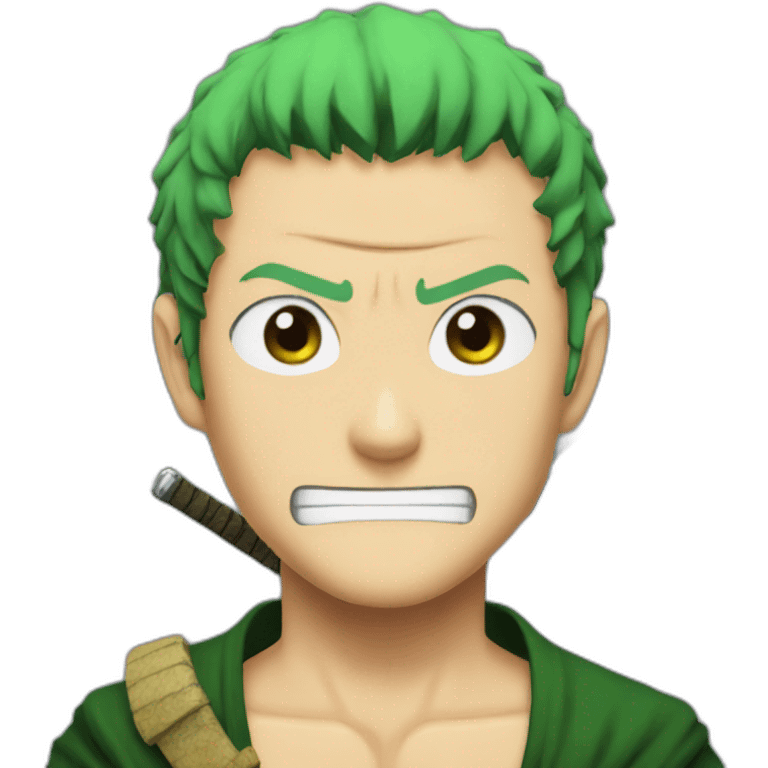 zoro from one piece emoji