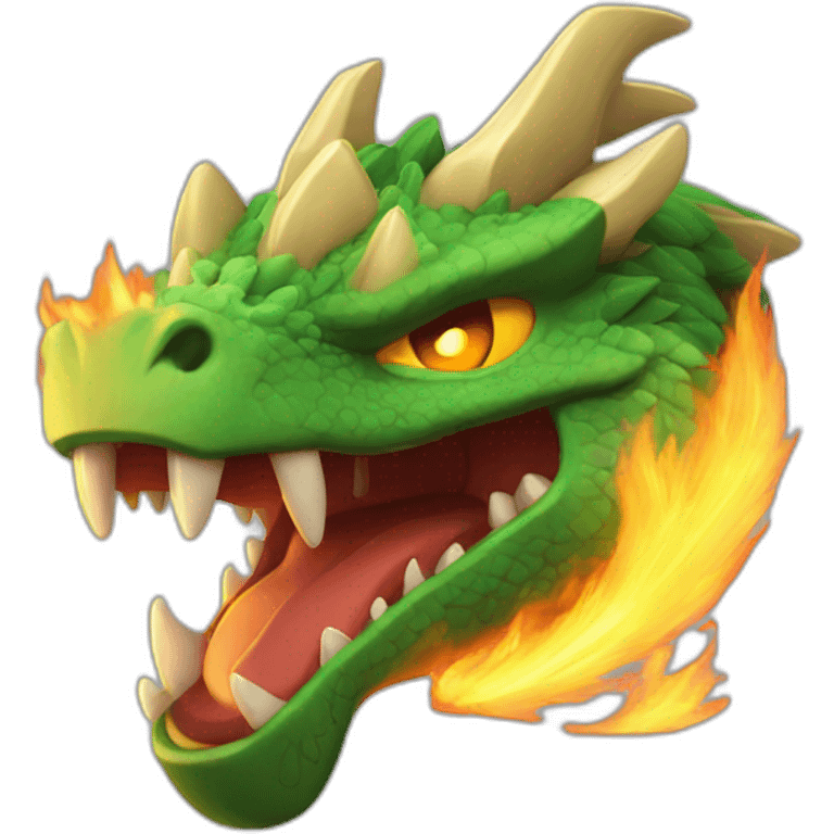 Drago feu emoji