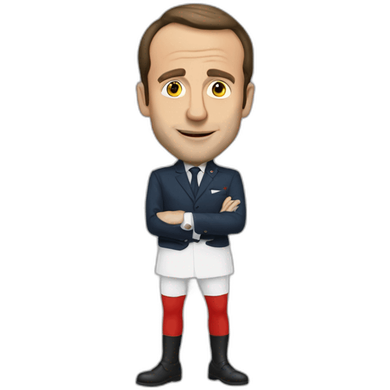 Macron avec calvitie emoji