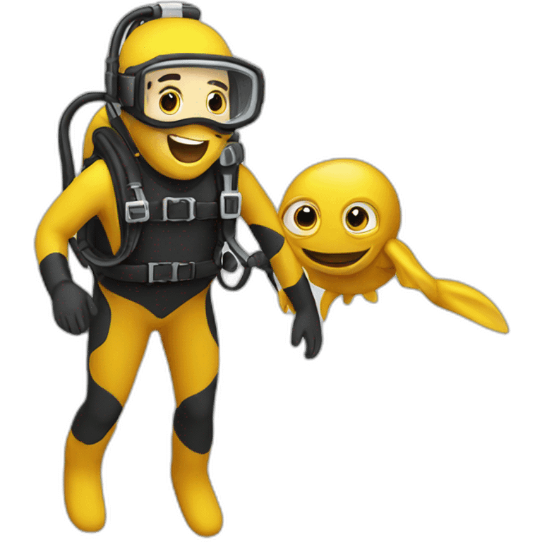 amazing scubadiver man emoji