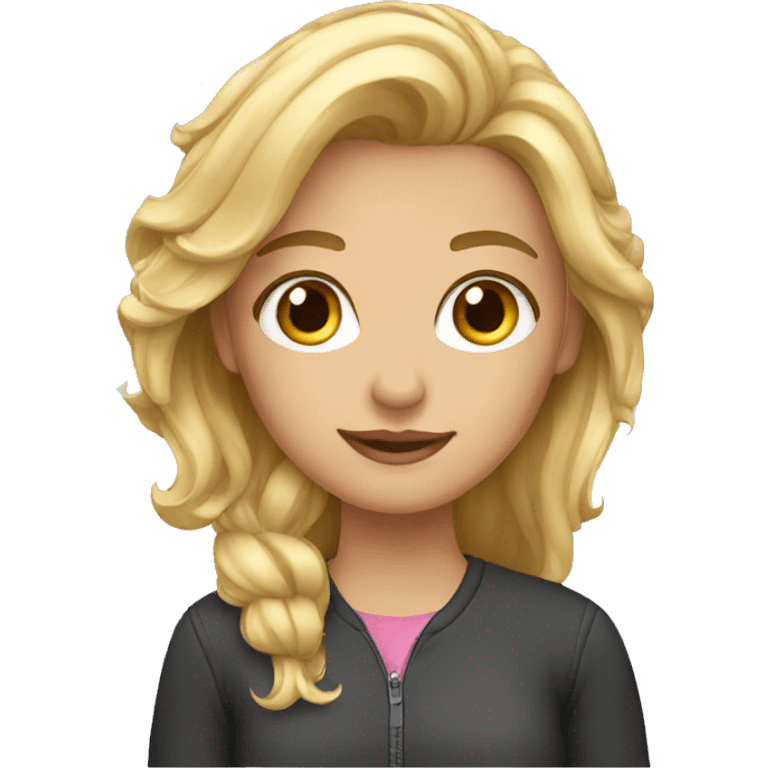 blonde girl emoji