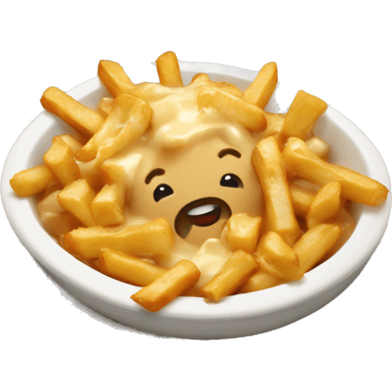 Poutine en maillot de bain emoji