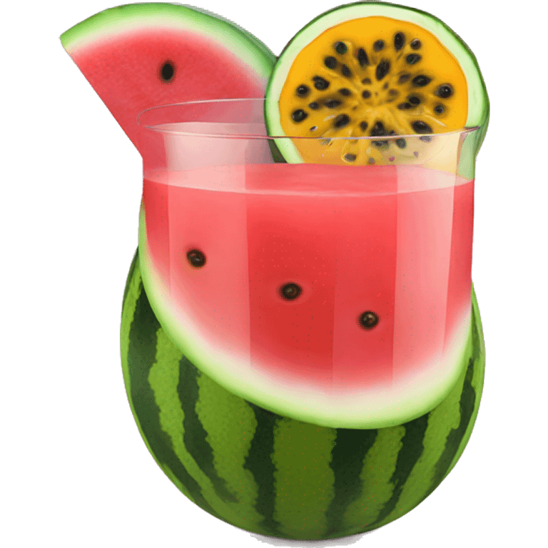 passion fruit watermelon juice iget bar emoji