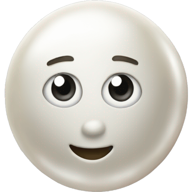 Pearl stone emoji