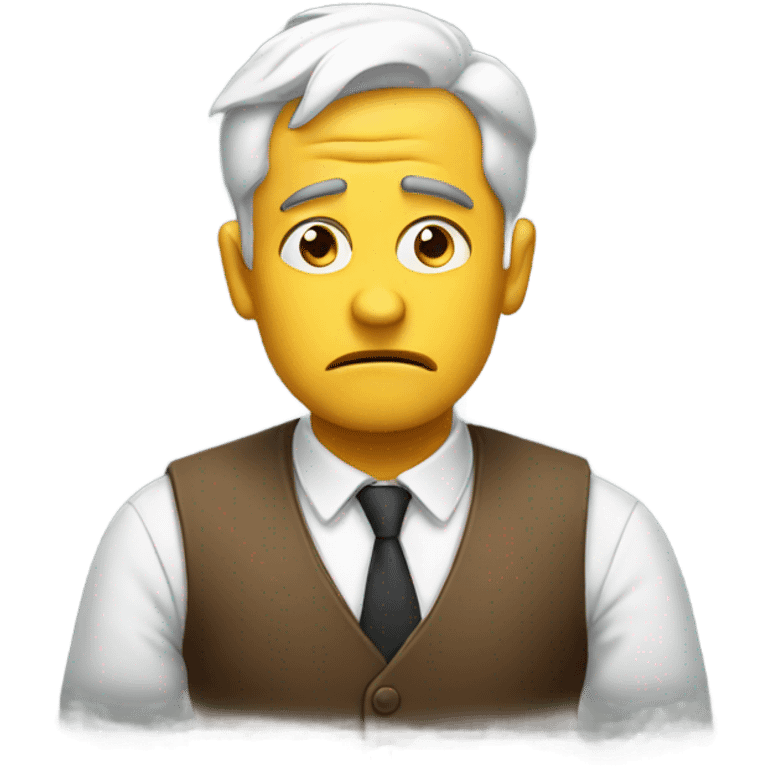 Emoji thinking hard emoji