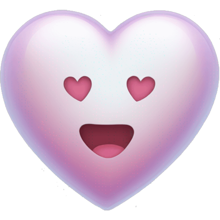 heart with transparent inside  emoji