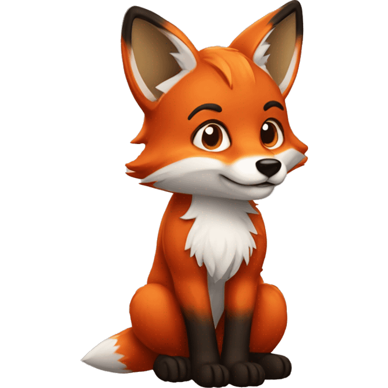 furry fox emoji