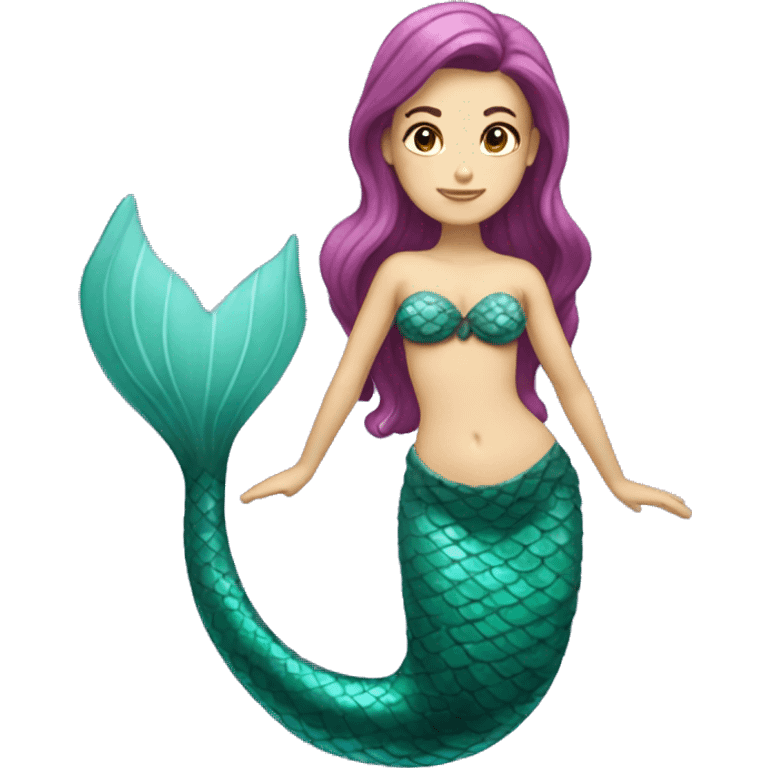 caucasian mermaid emoji