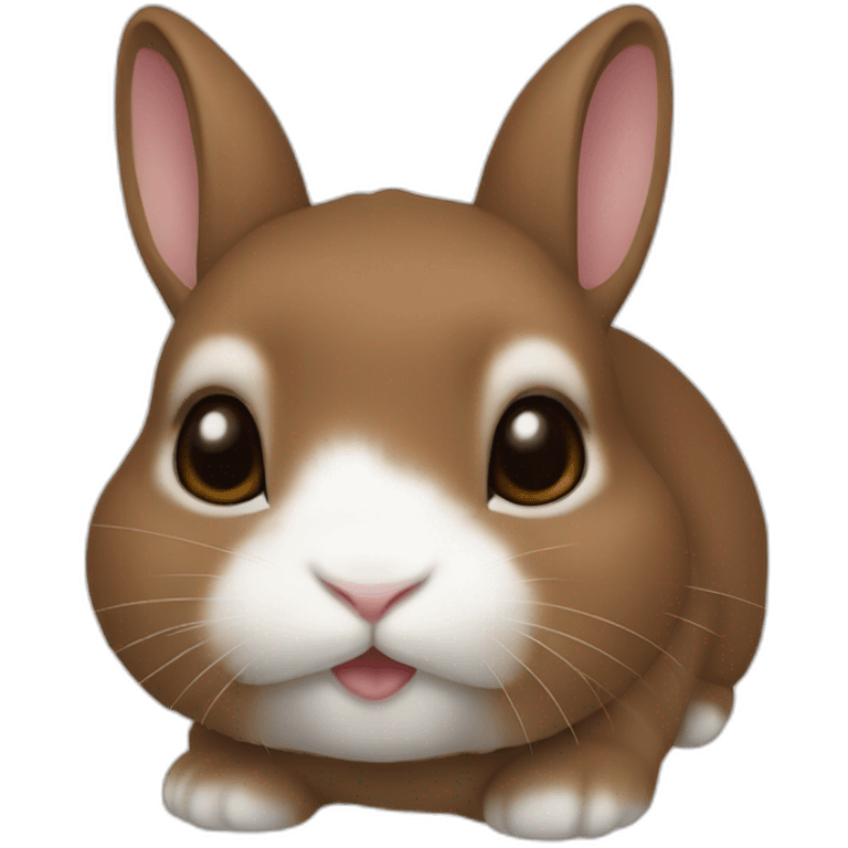 brown netherland dwarf rabbit emoji