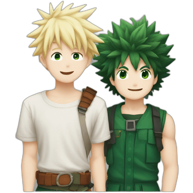 Deku ship and Bakugo emoji