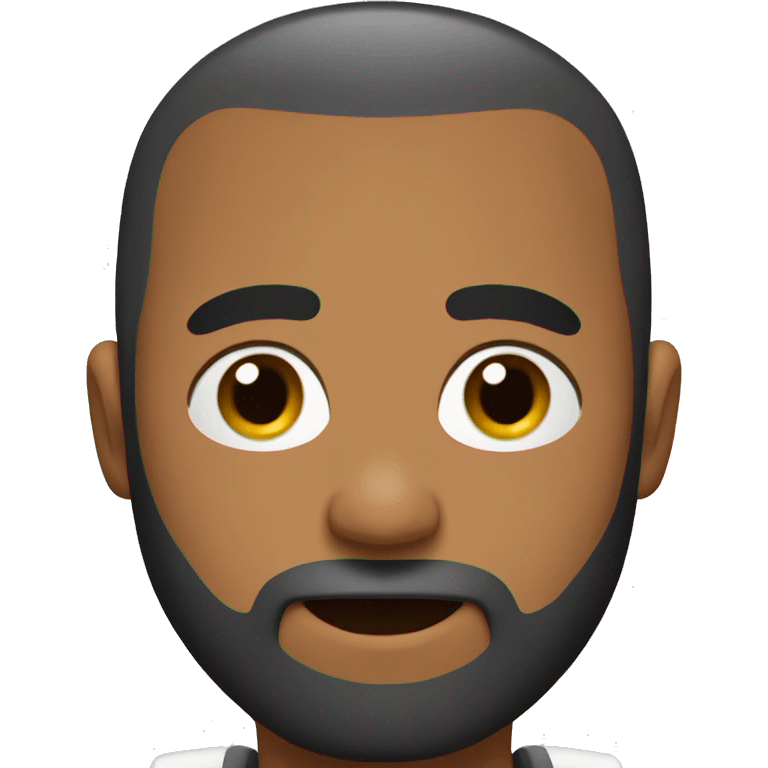 Buzz cut WITH BEARD emoji