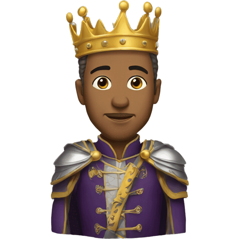 King Baldwin qui lève sa main emoji