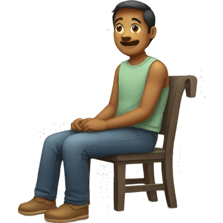 sitting emoji