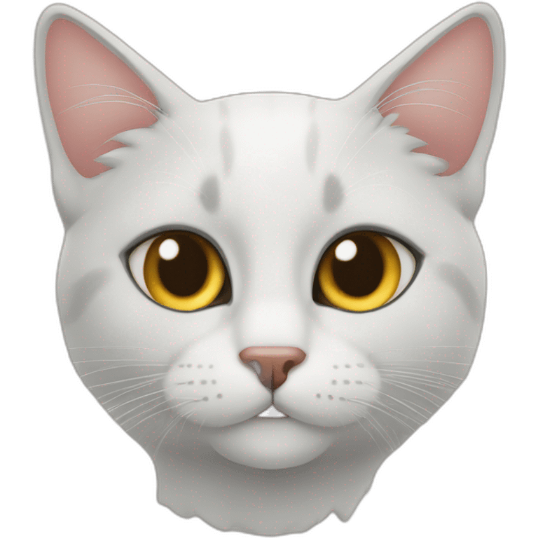 Göz fırlayan kedi emoji