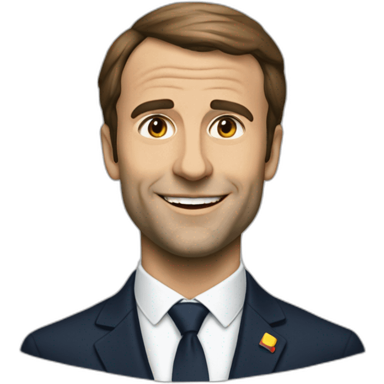 Macron sur brigite emoji