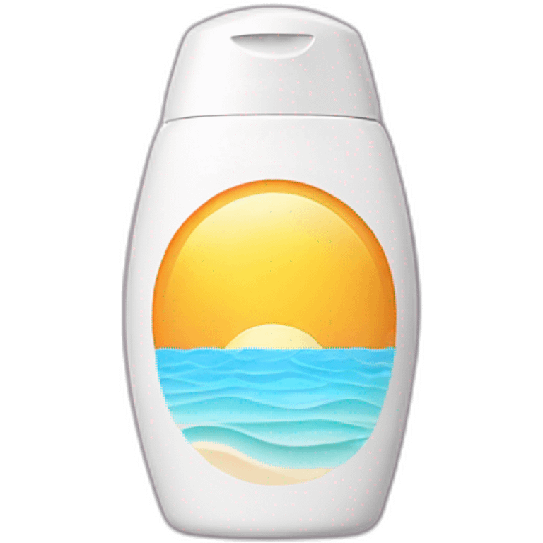 Sunscreen emoji