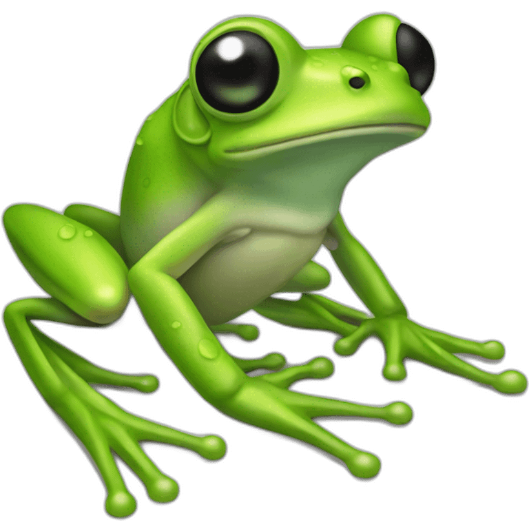 fly frog emoji