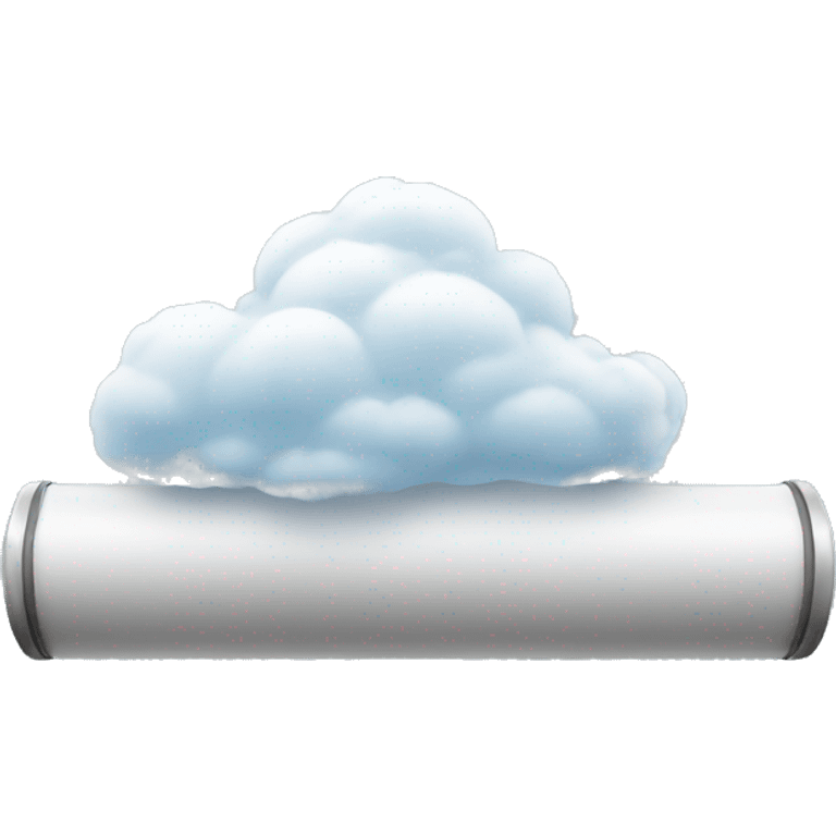 clouds on a tube emoji